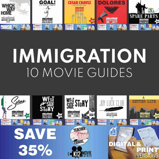 Immigration Related Movie Guide Bundle | 10 Movies Guide | Cover