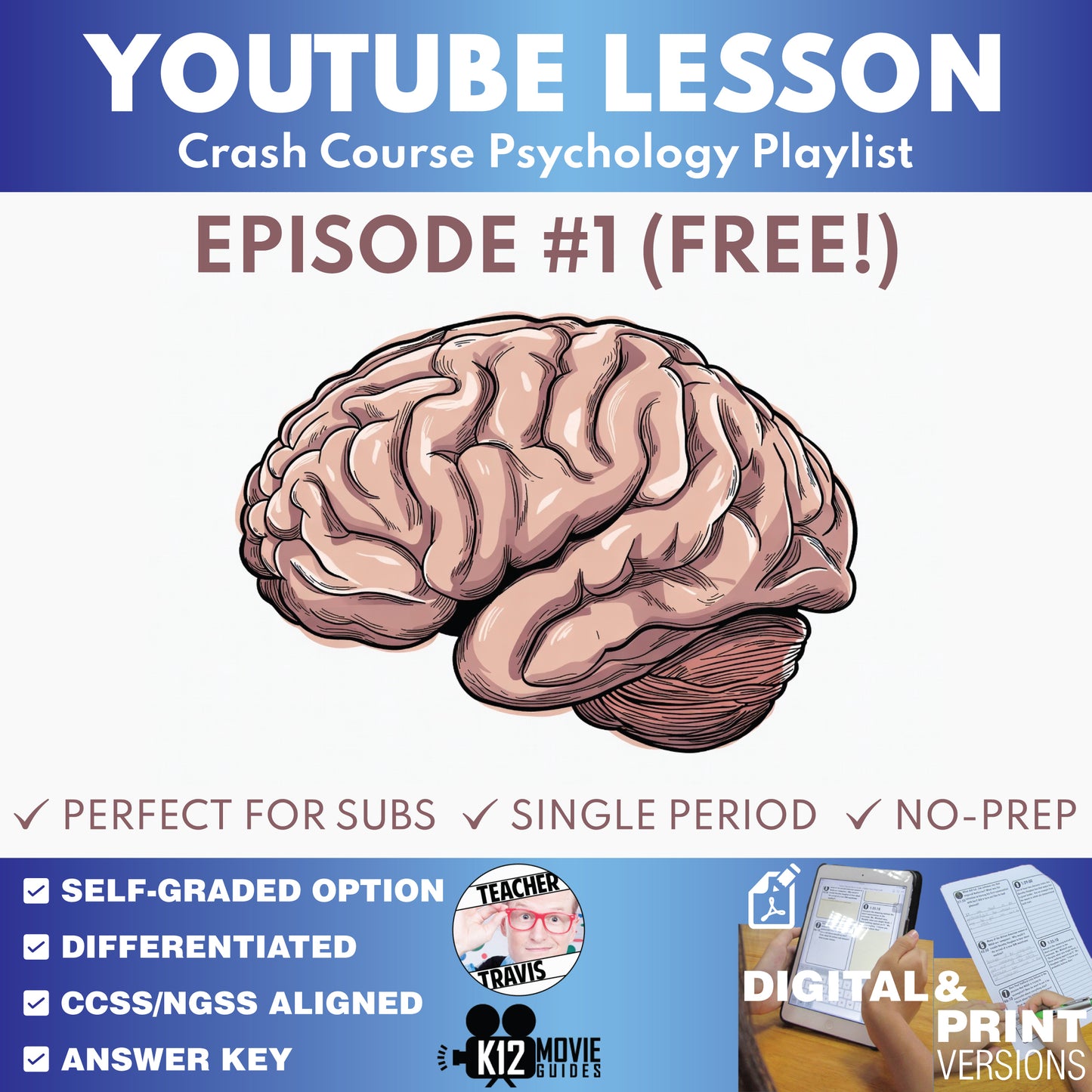 FREE Intro to Psychology | Crash Course Psychology #1 YouTube Video Lesson
