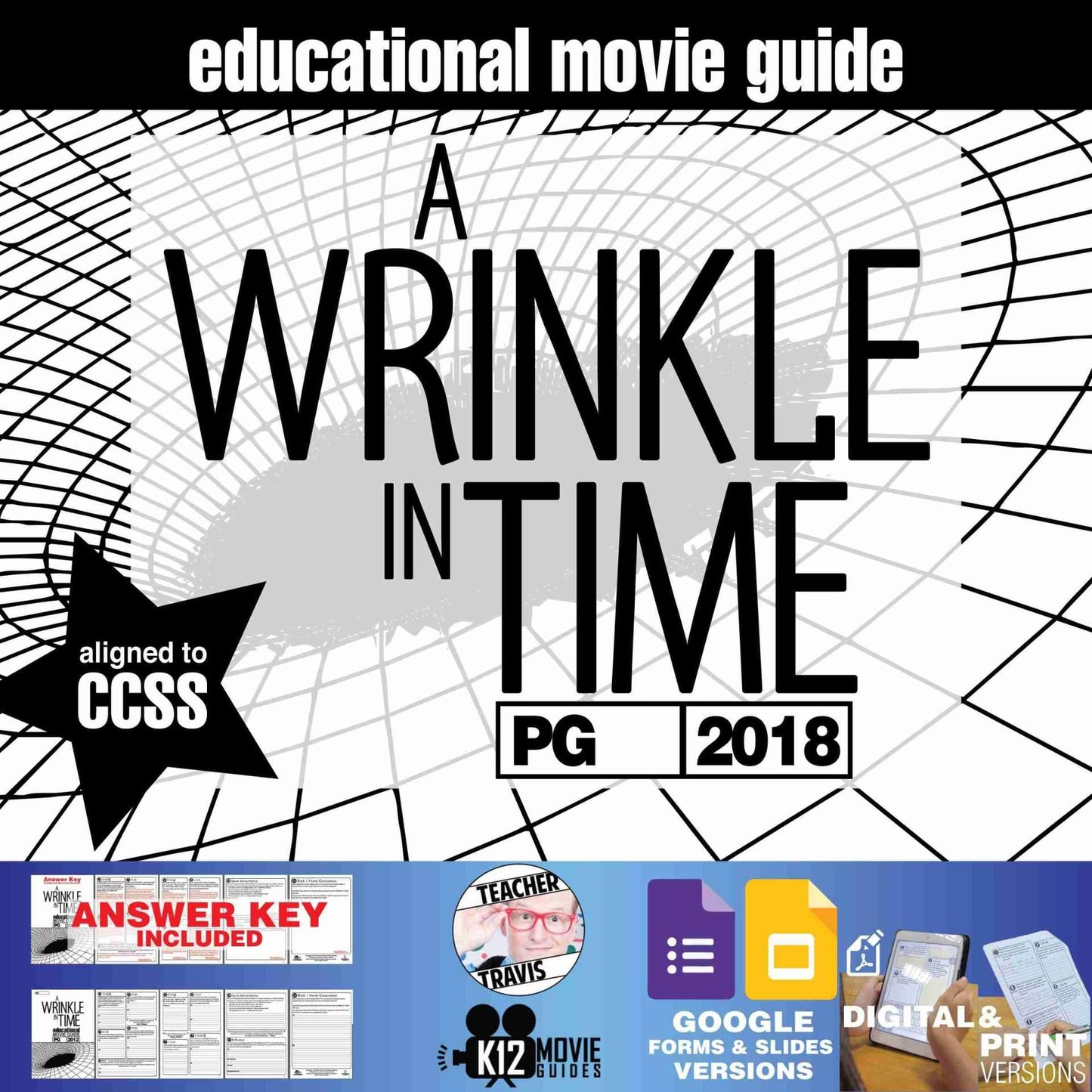 A Wrinkle in Time Movie Guide | Questions | Worksheet | Google Slide (PG - 2018)