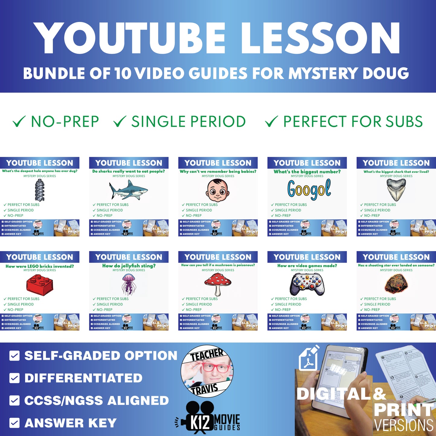 Mystery Doug YouTube Video Lessons Bundle