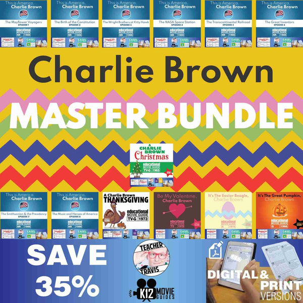 Charlie Brown Master Bundle | 13 Movie Guides | SAVE 35% Cover