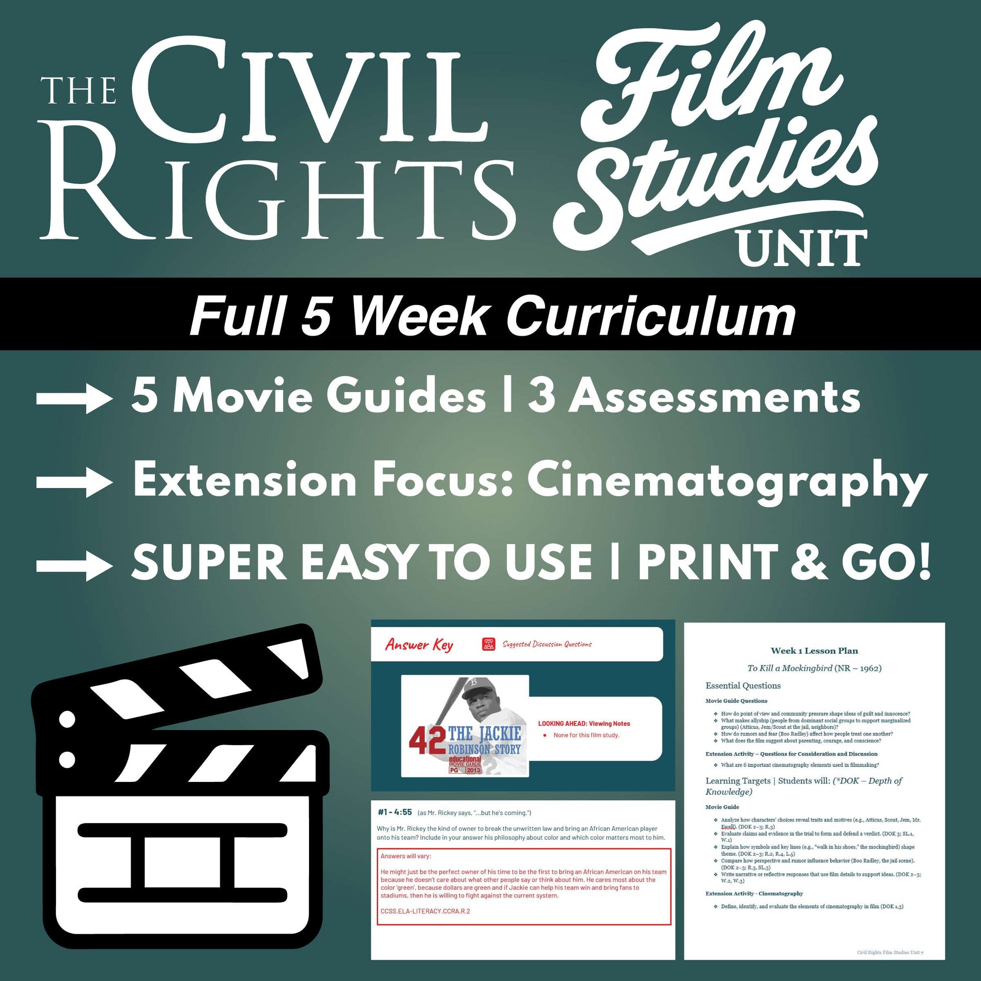 The Civil Rights Film Studies Unit | Movie Analysis | Cinematography Cover