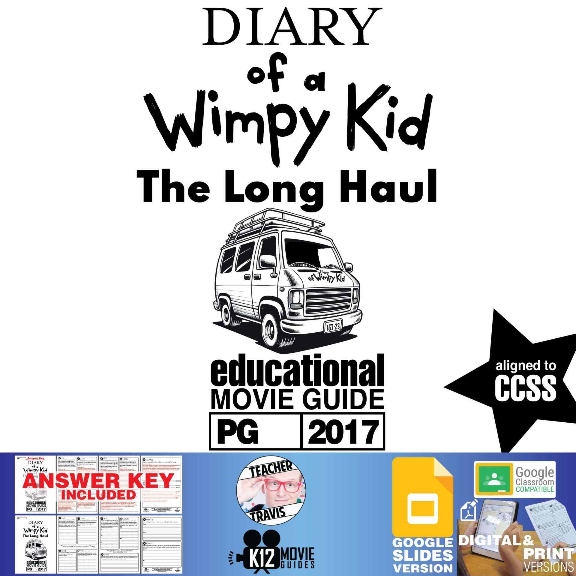 Diary of a Wimpy Kid - The Long Haul Movie Viewing Guide (PG - 2017) Cover