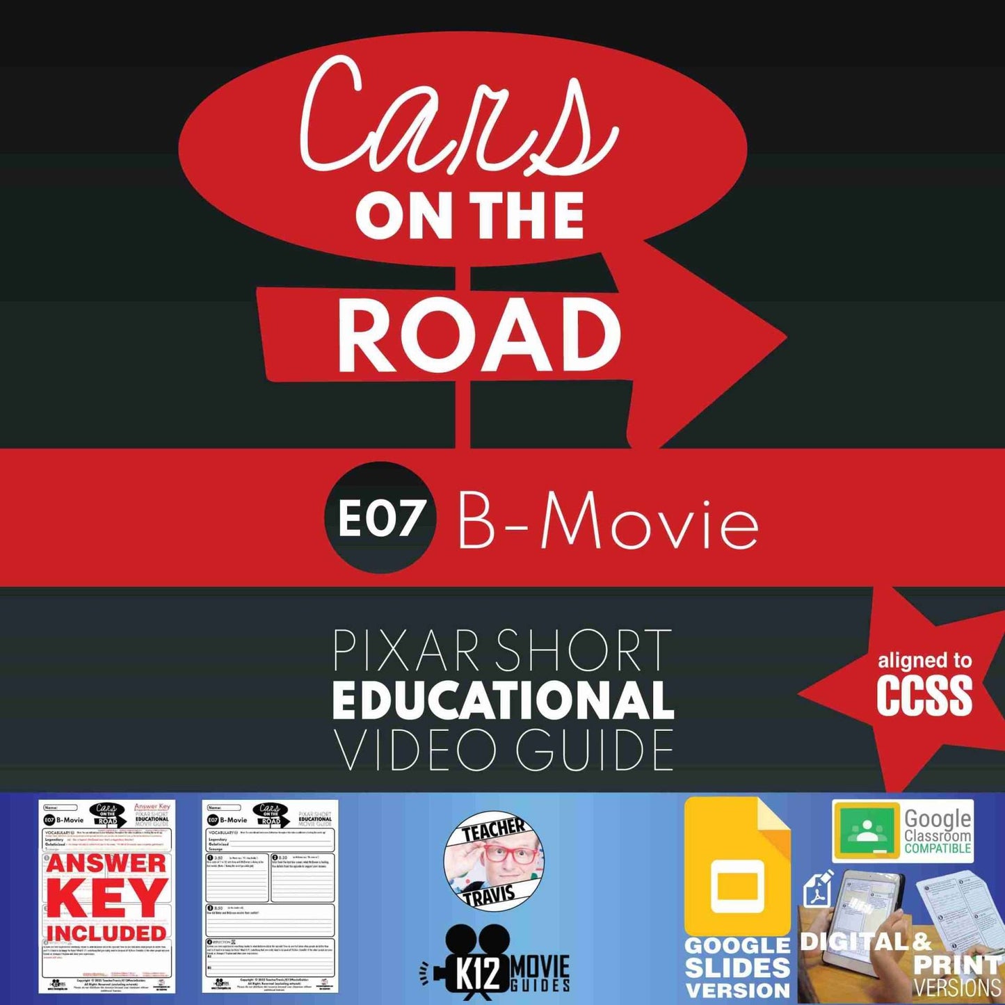 Pixar Short - Cars on the Road - E07 - B-Movie Video Guide (2022)