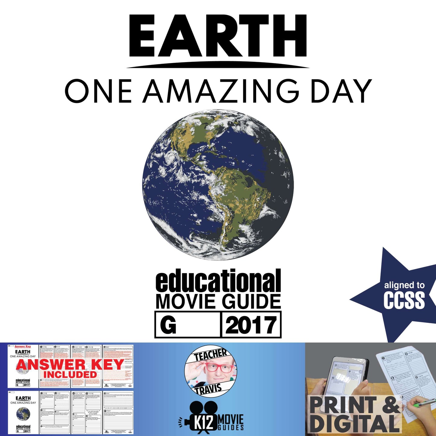 Earth: One Amazing Day (PG - 2017) Movie Guide Cover