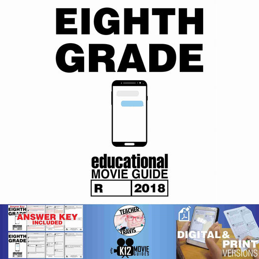 Eighth Grade Movie Guide | Questions | Worksheet (R - 2018) Cover