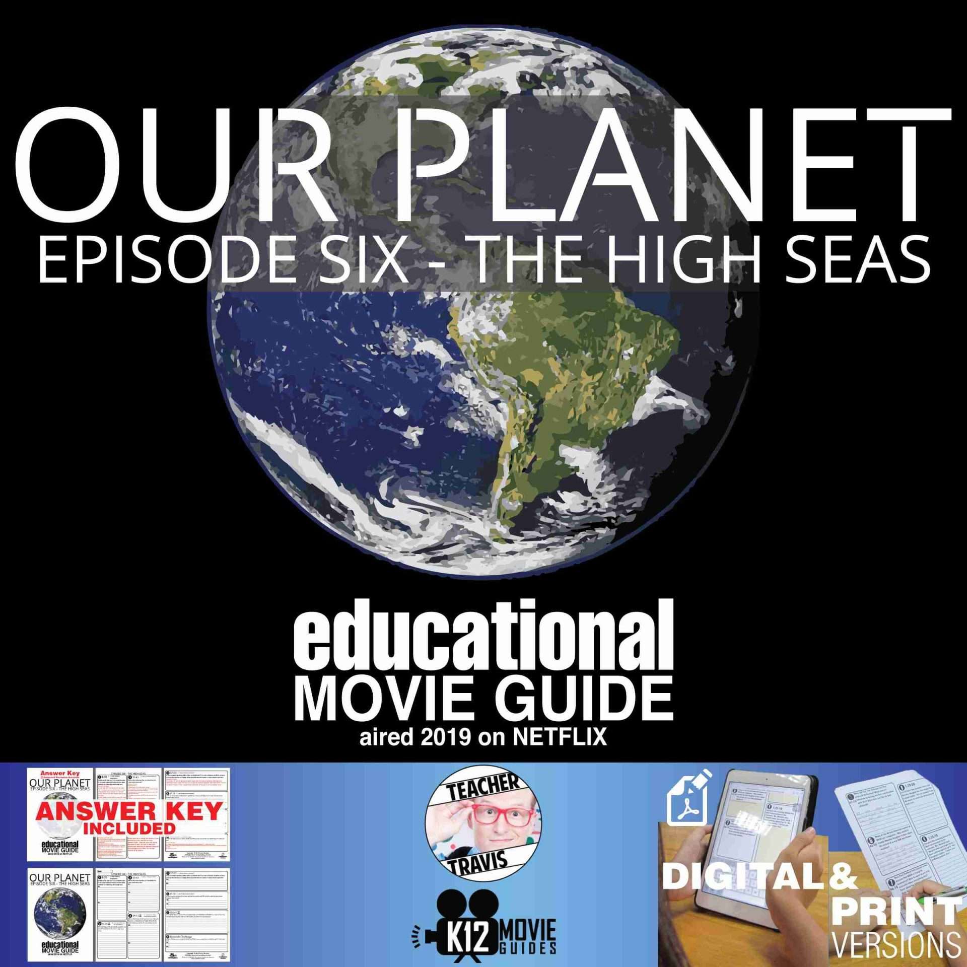 Our Planet Documentary (E06) The High Seas Movie Guide (G - 2019) Cover