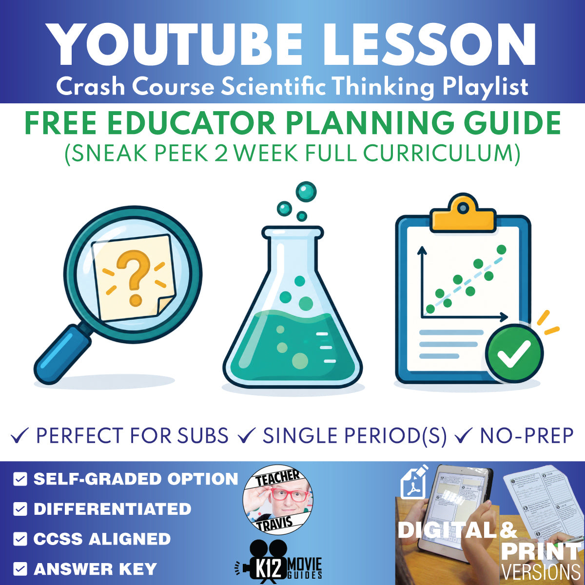 Free Crash Course Scientific Thinking Full Curriculum Educator Planning Guide