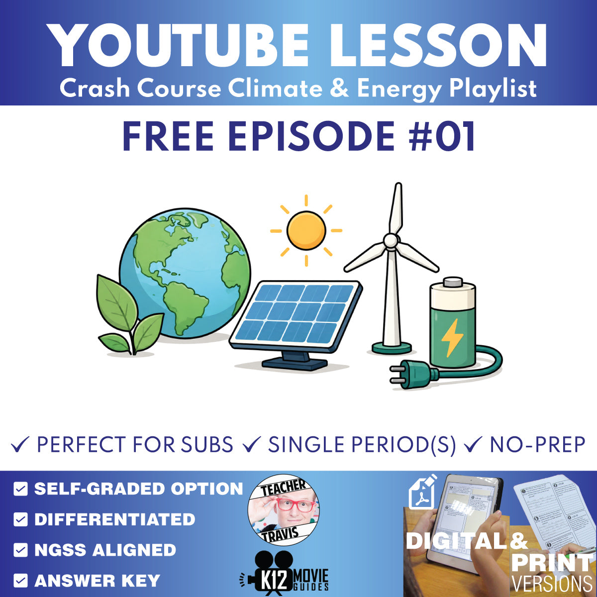 FREE Crash Course Climate & Energy #1 What Is Climate Change? | YouTube Video Lesson