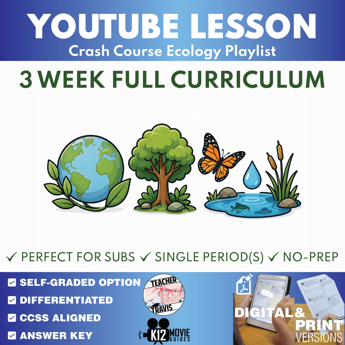 Crash Course Ecology 3 Week Full Curriculum
