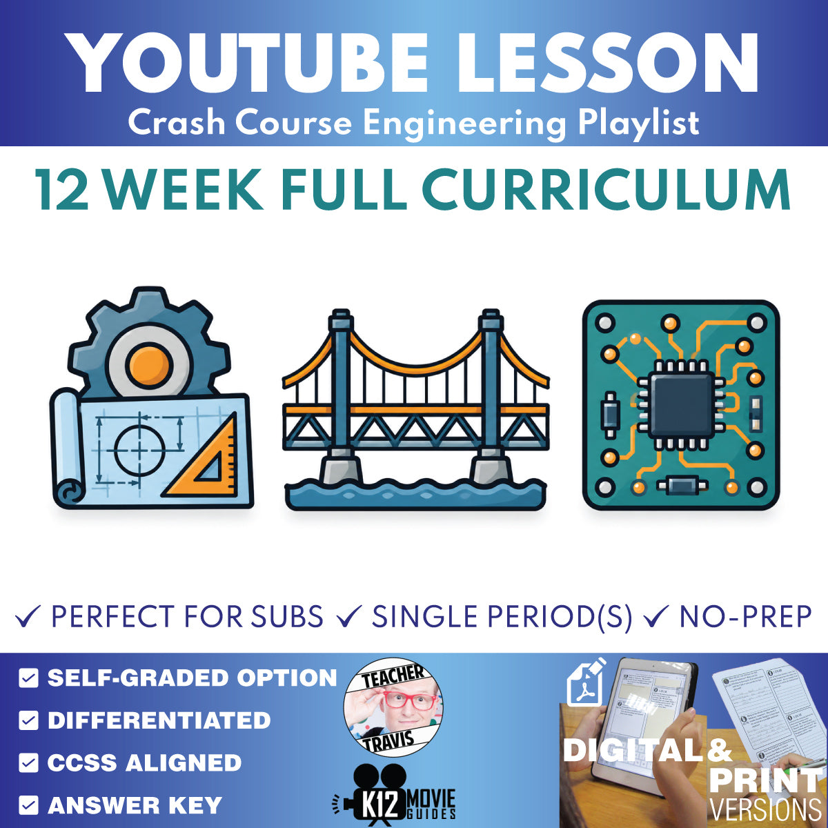 Crash Course Engineering complete full curriculum cover for grades 9–12