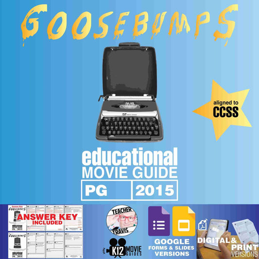 Goosebumps Movie Guide | Questions | Worksheet | Google Formats (PG - 2015)