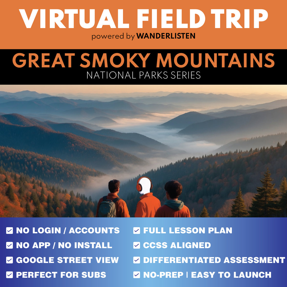 Great Smoky Mountains National Park Virtual Field Trip Lesson | Google Slides + Quiz