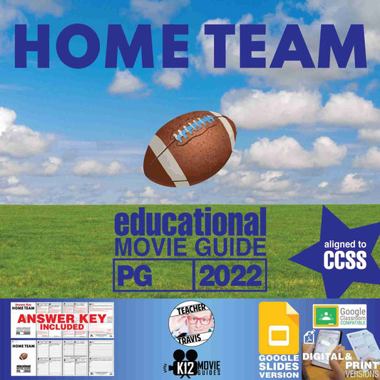 Home Team Movie Guide | Worksheet | Google Slides (PG - 2022) | Cover