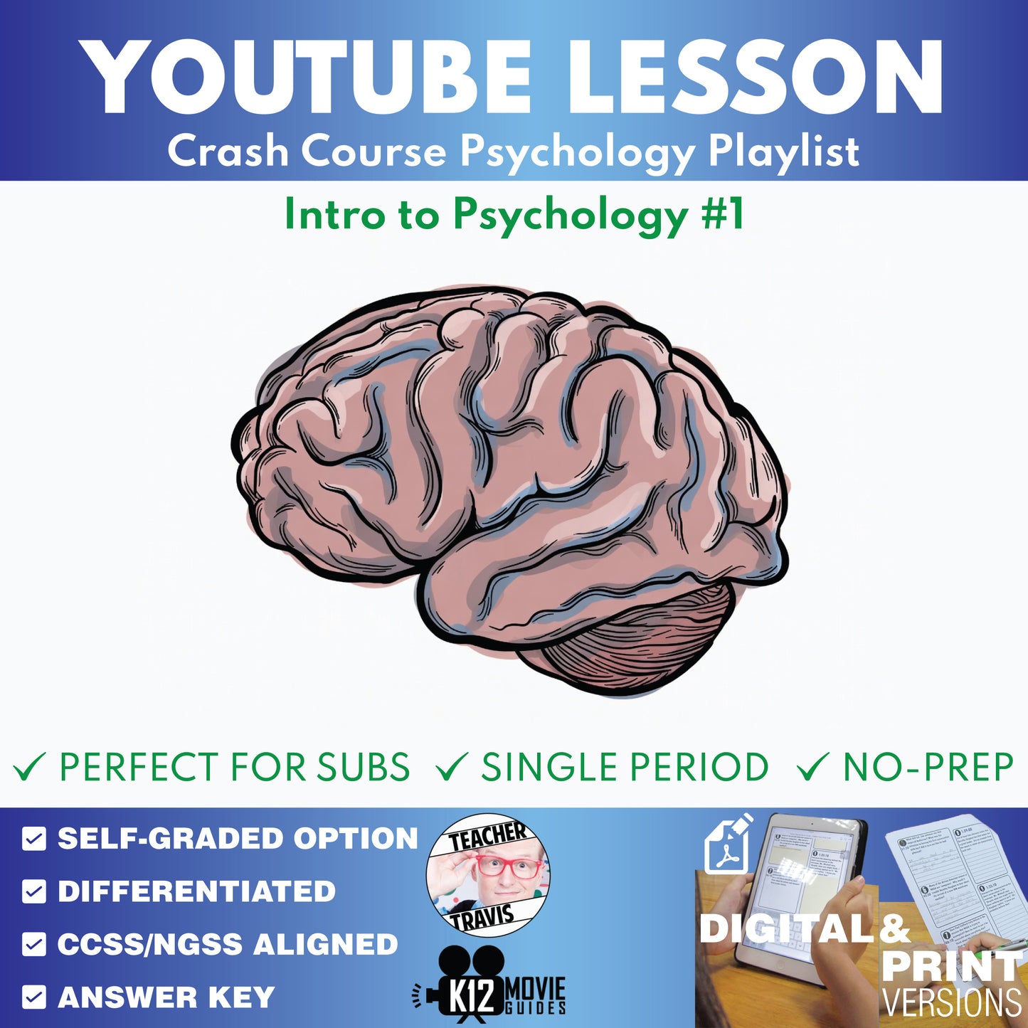 Crash Course - Intro to Psychology: Crash Course Psychology #1 - YouTube Video Lesson