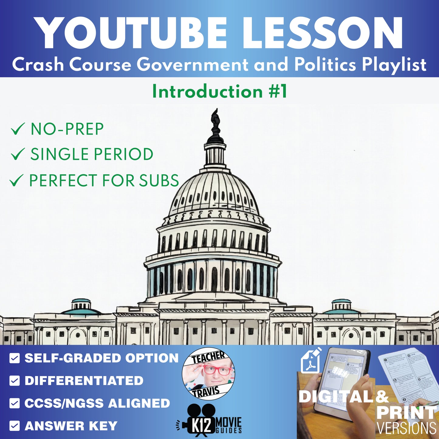 Crash Course - Introduction: Crash Course U.S. Government and Politics #1 - YouTube Video Lesson