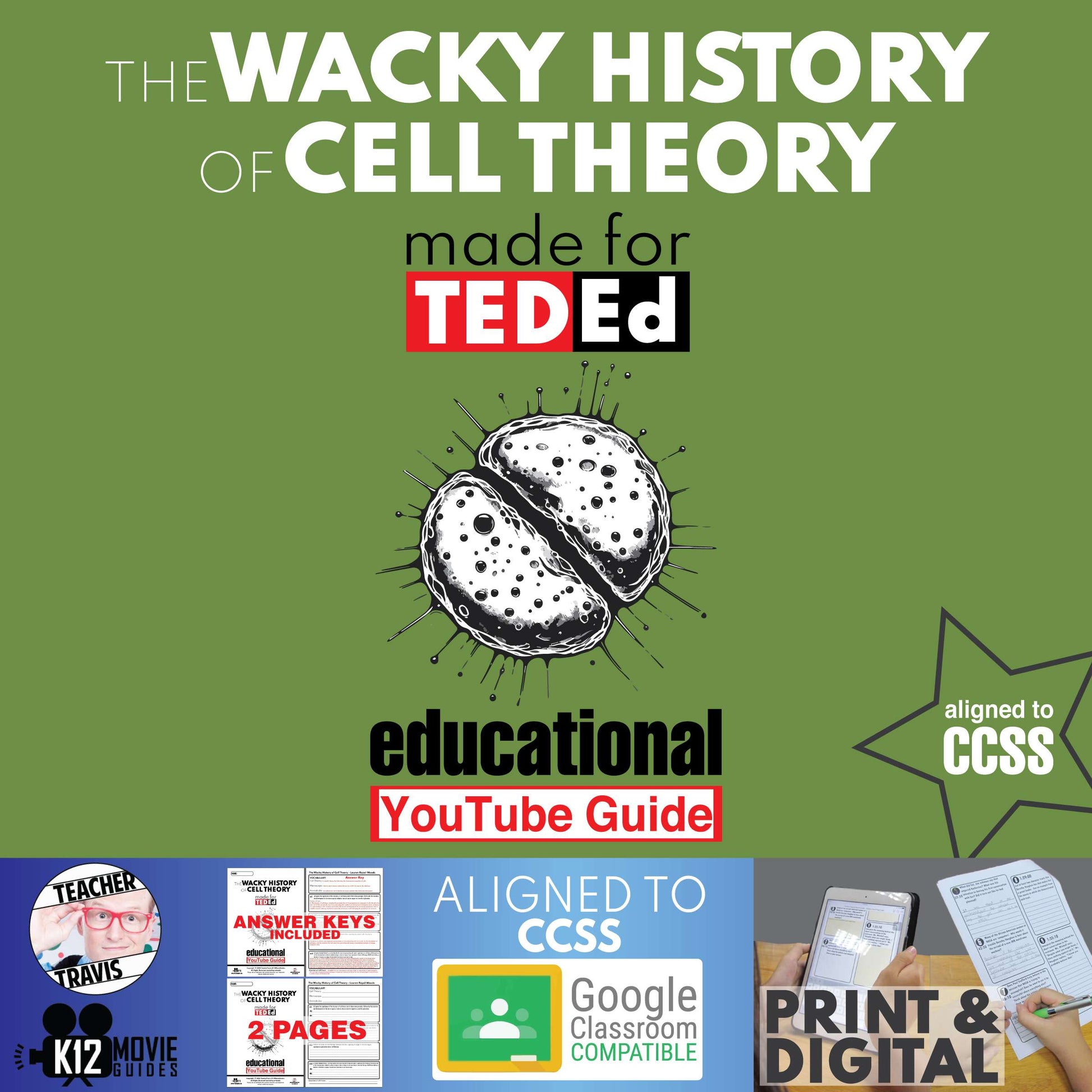 The Wacky History of Cell Theory YouTube Guide Cover