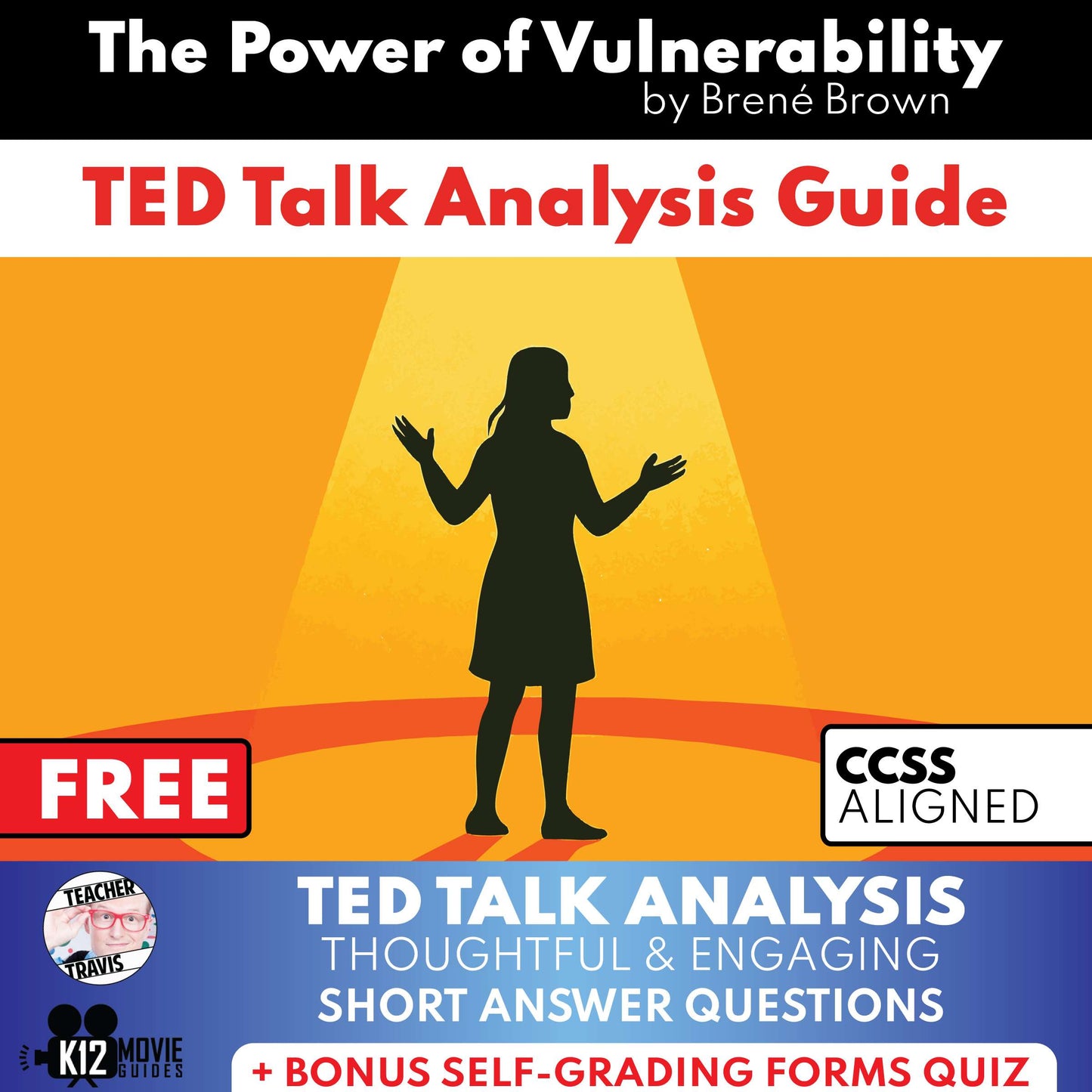 The Power of Vulnerability by Brené Brown Ted Talk Analysis Guide