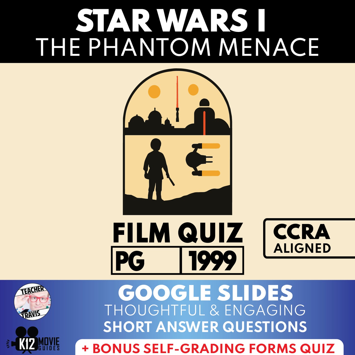 Star Wars: Episode I – The Phantom Menace Movie Guide | Questions | Grades 8–12 (PG – 1999)