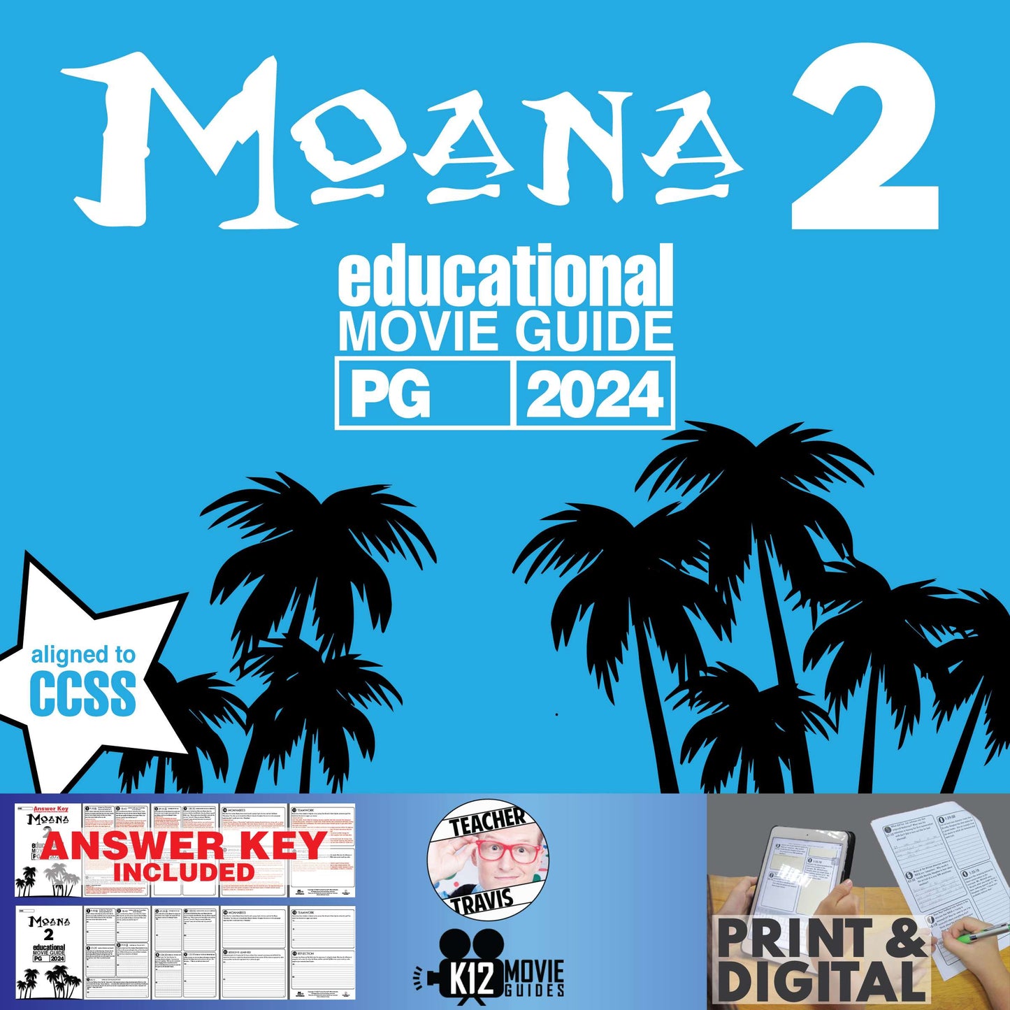 Moana 2 (PG - 2024) Movie Guide Cover