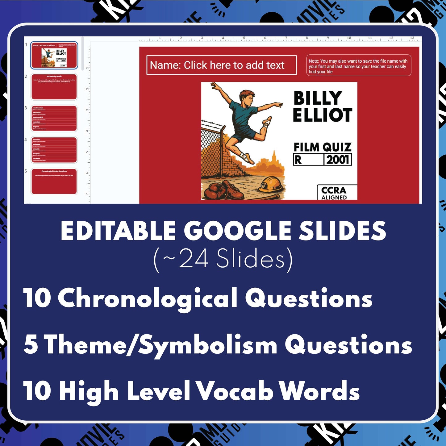 Billy Elliot Film Quiz (2000)