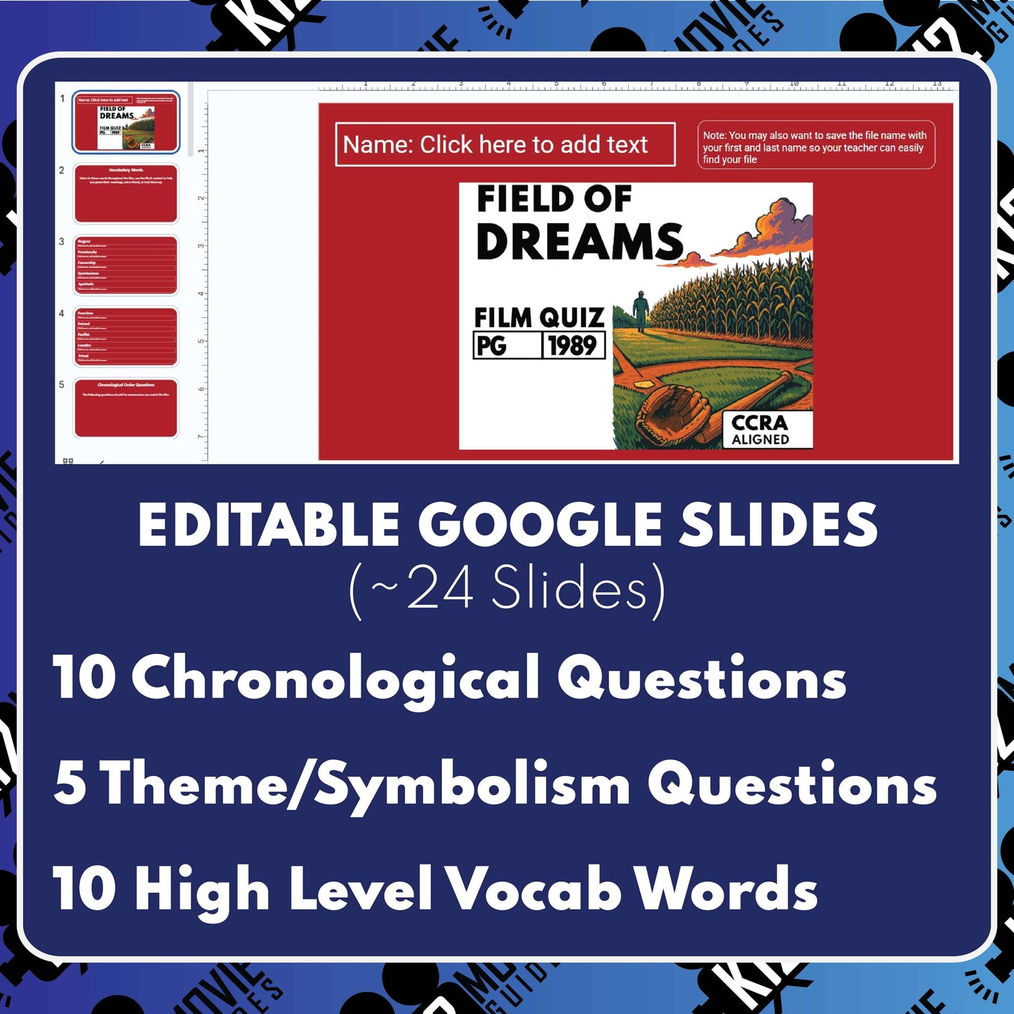 Field of Dreams Film Quiz (1989)