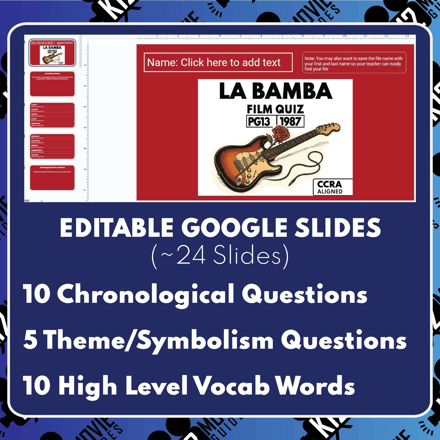 La Bamba Film Quiz (1987)