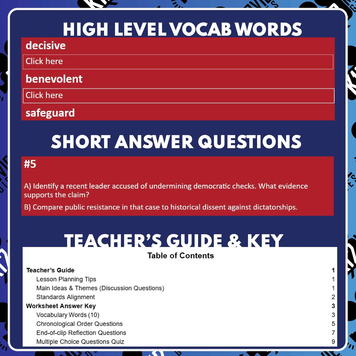 Has There Ever Been a Good Dictator? TED‑Ed Analysis Guide preview image 3