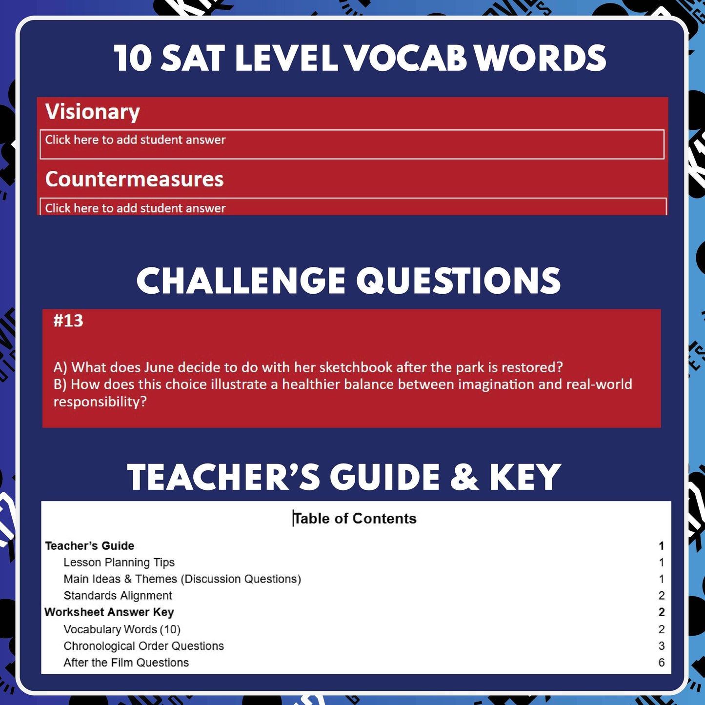 Wonder Park Film Quiz | Grades 3-5