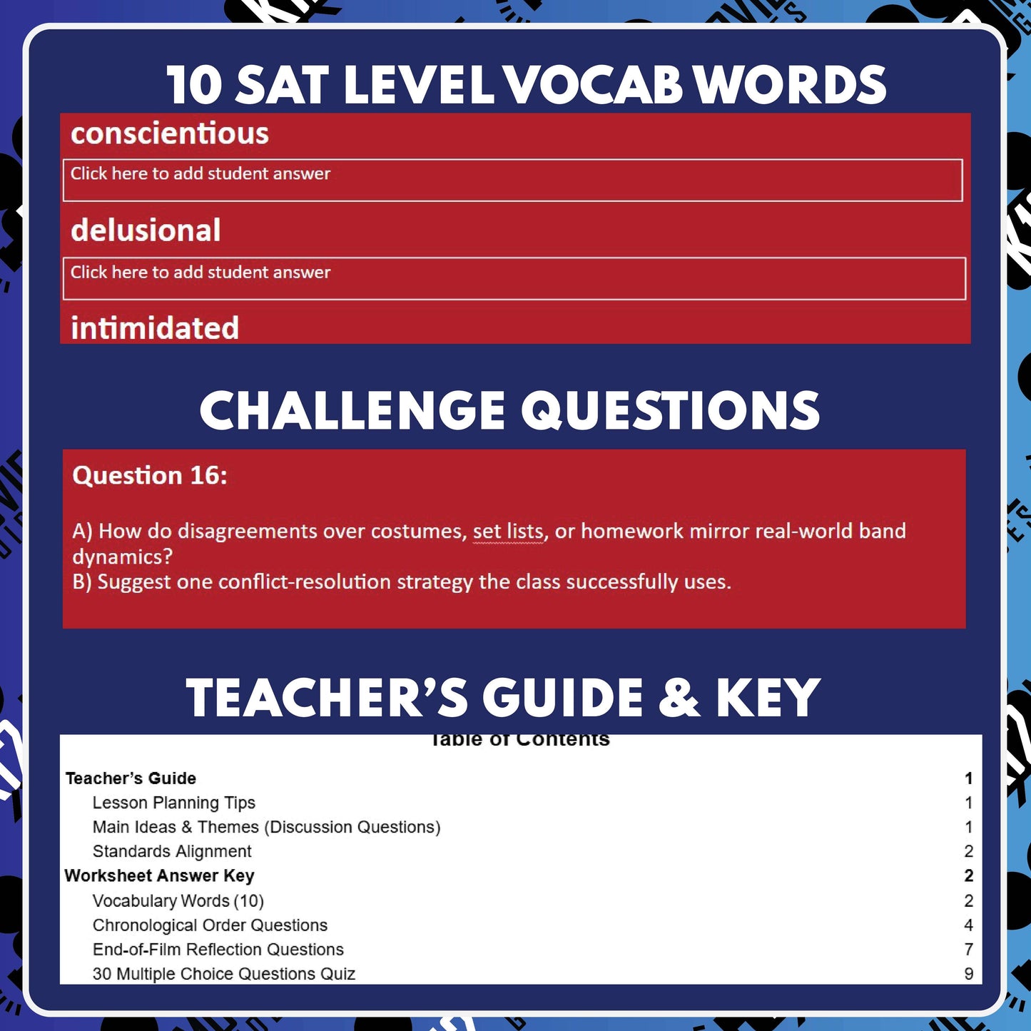 School of Rock Film Quiz (2003)