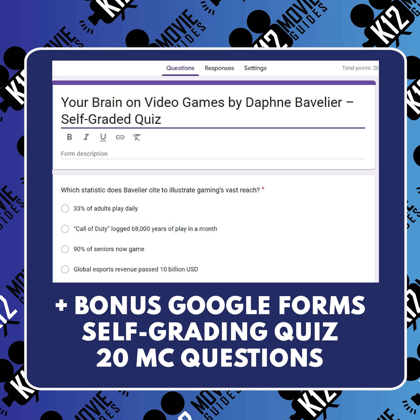 Your Brain on Video Games TED Talk Analysis Guide preview image 4