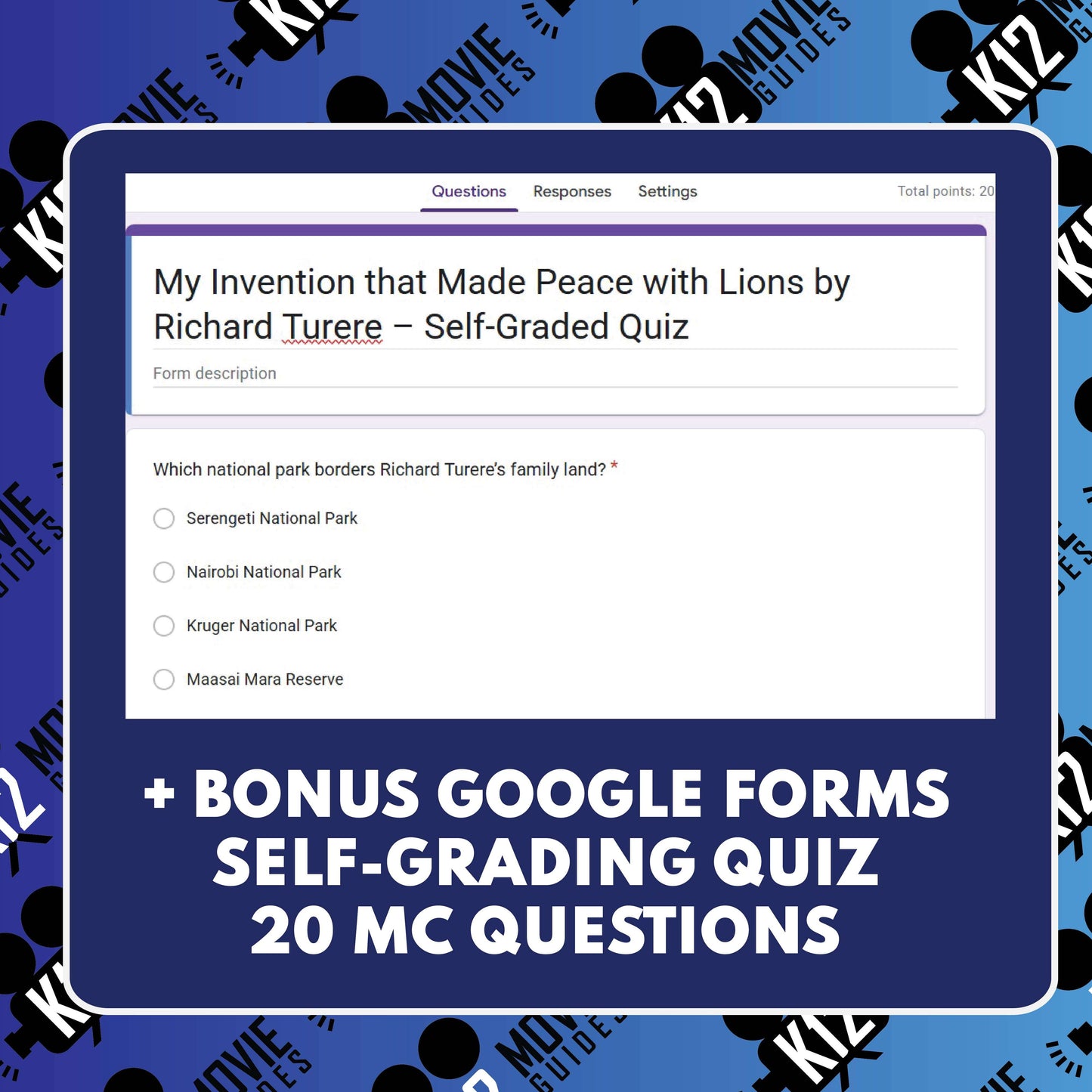 My Invention That Made Peace With Lions TED Talk Analysis Guide preview image 4