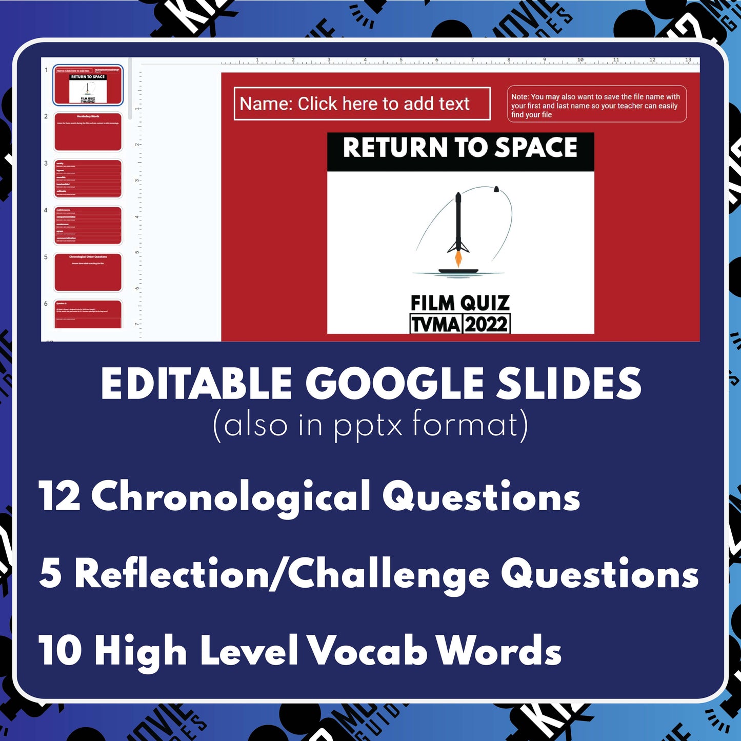 Return to Space Film Quiz (NR – 2022) Movie Guide | Documentary Worksheet for Grades 7 to 12