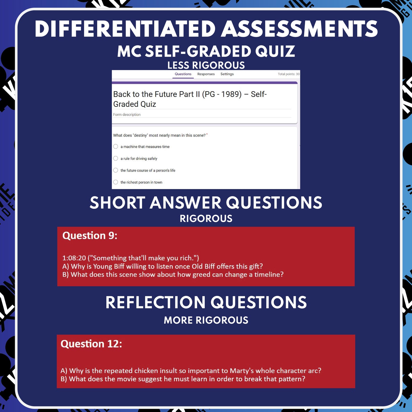 Back to the Future Part II Movie Guide Questions & Worksheet preview image 3