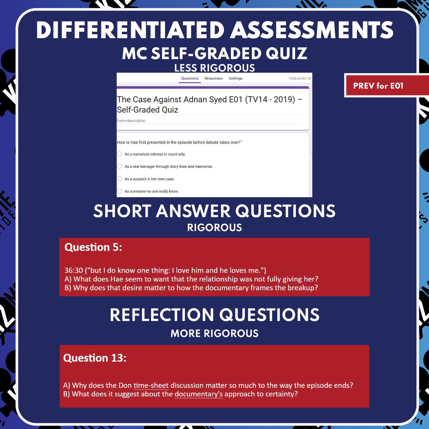 The Case Against Adnan Syed: Justice Is Arbitrary Episode Guide Questions & Worksheet preview image 3