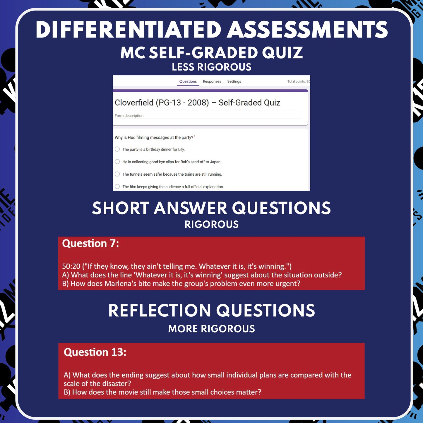 Cloverfield Movie Guide Questions & Worksheet preview image 3