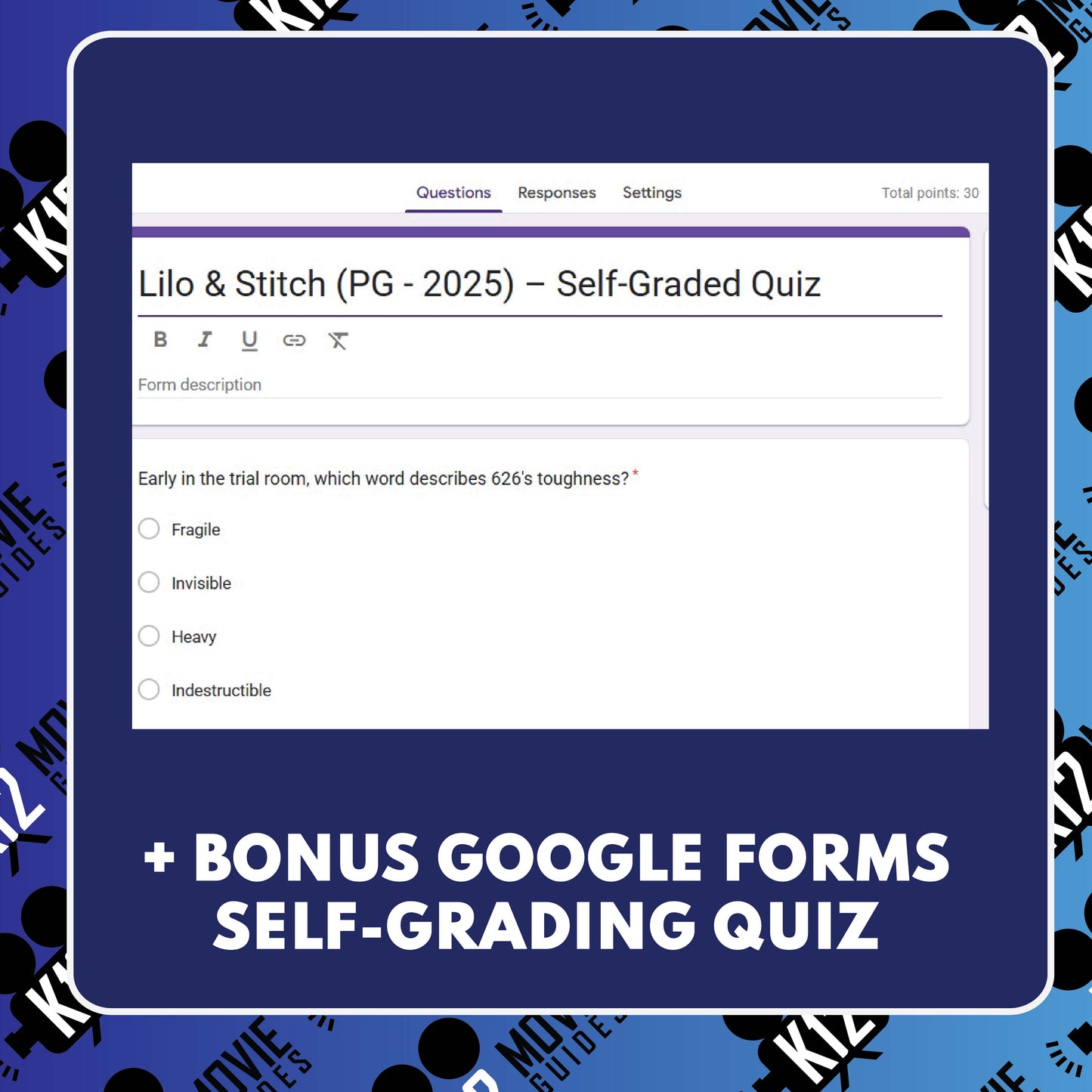 Lilo & Stitch Movie Guide | Questions | Grades 3–5 (PG – 2025)