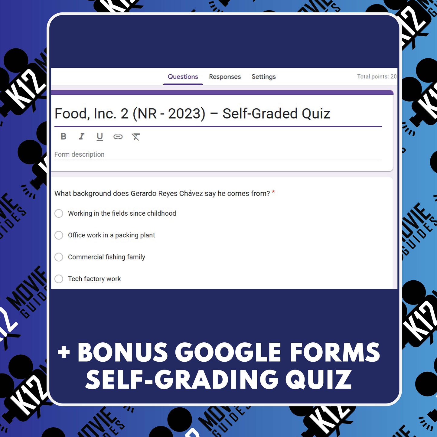 Food, Inc. 2 Movie Guide | Questions | Grades 9–12 (NR – 2023)