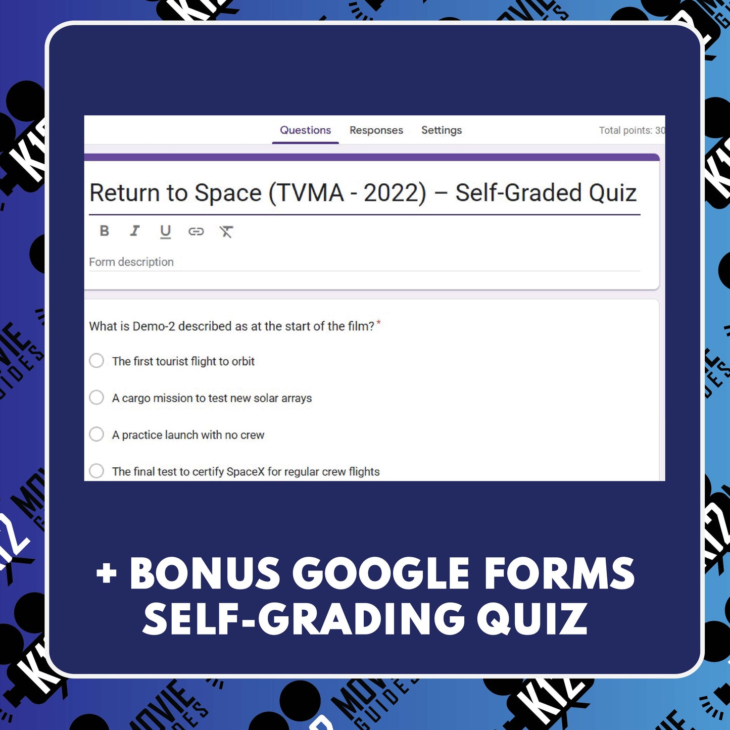 Return to Space Film Quiz (NR – 2022) Movie Guide | Documentary Worksheet for Grades 7 to 12