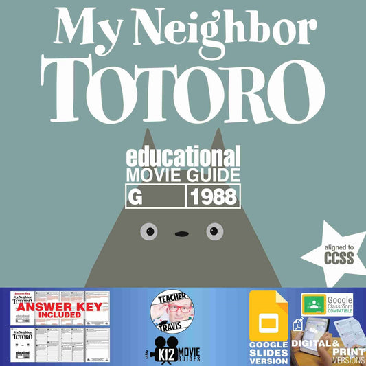 My Neighbor Totoro Movie Guide | Worksheet | Google Slides (G - 1988)