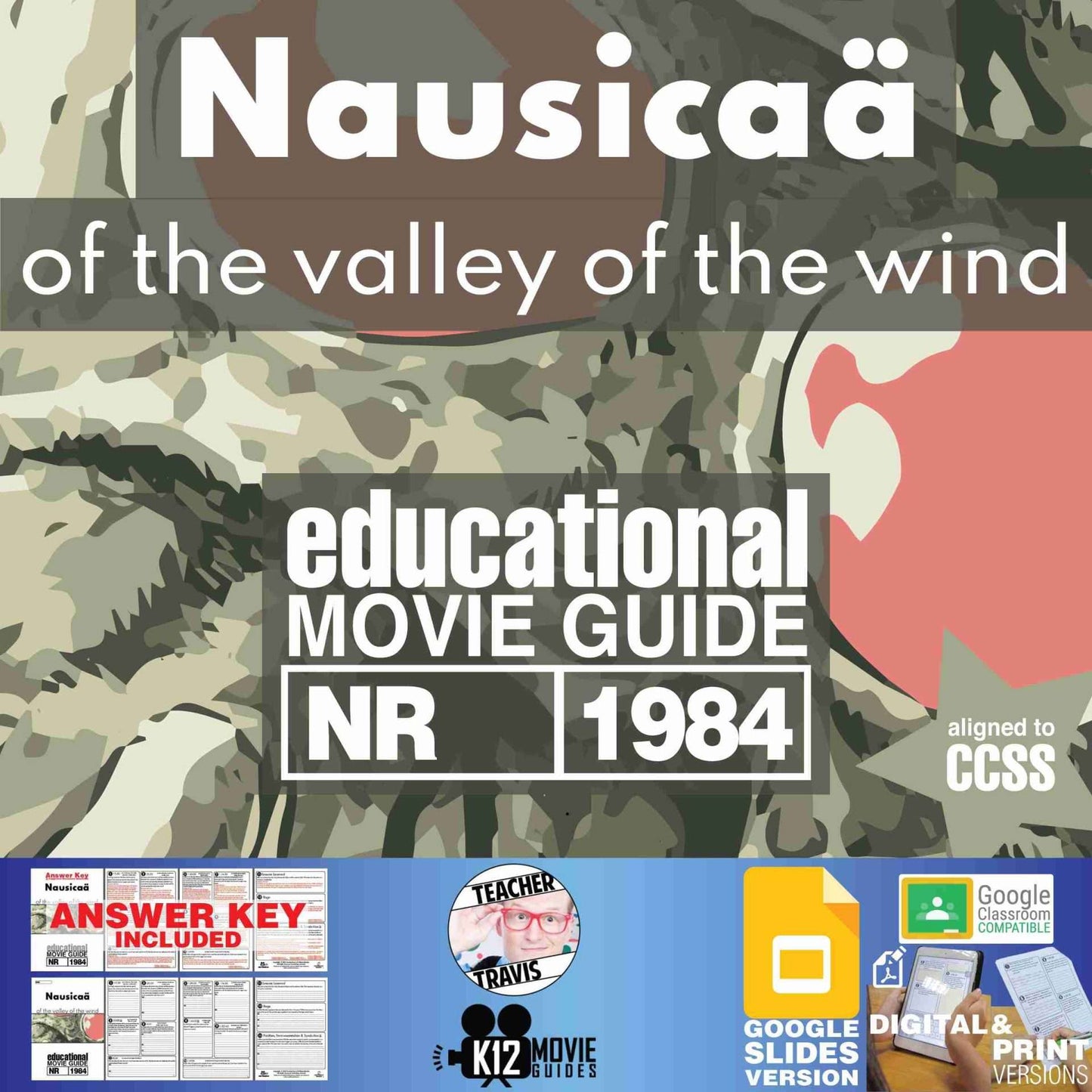 Nausicaä of the Valley of the Wind Movie Guide | Environmentalism | Pacifism | Google (NR - 1984) Cover