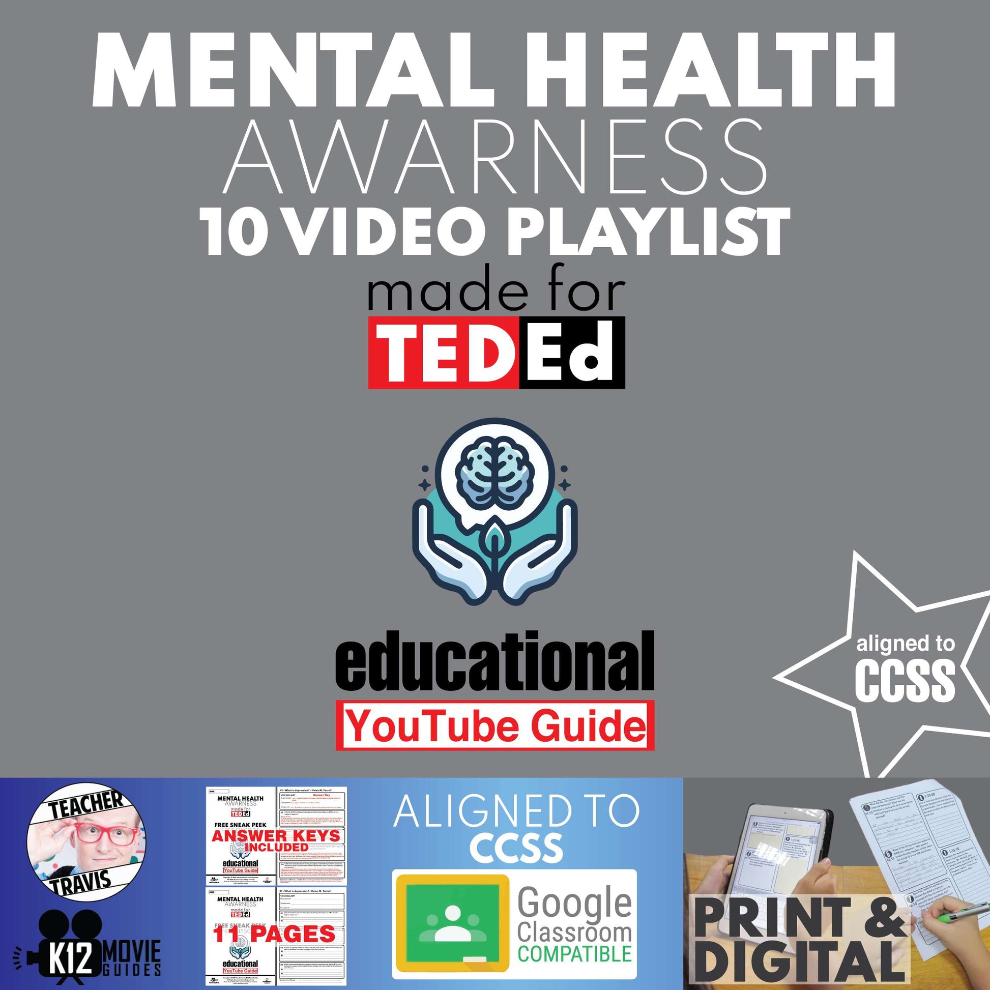 TedEd Mental Health Awareness Playlist Cover