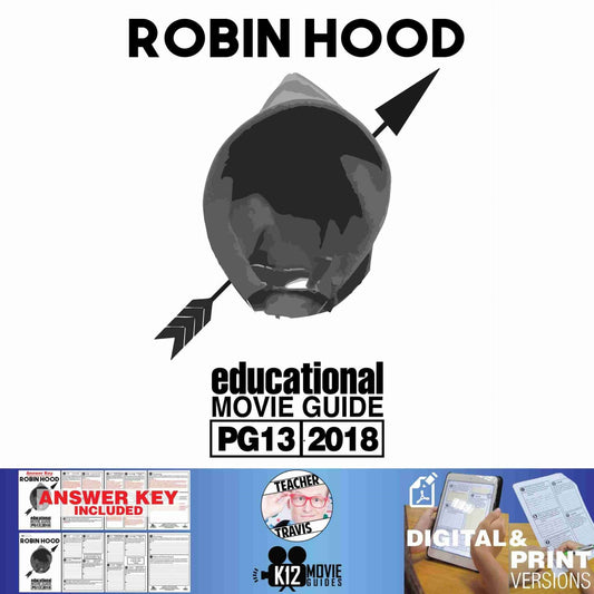 Robin Hood Movie Guide | Questions | Worksheet (PG13 - 2018) Cover