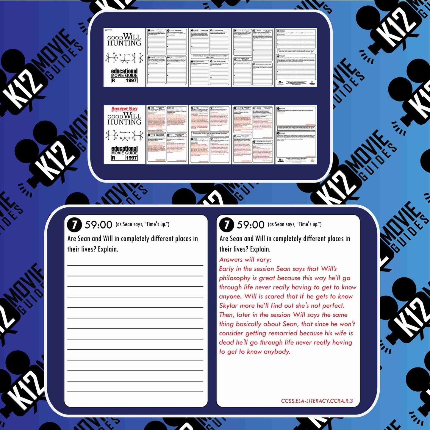 Good Will Hunting Movie Guide | Questions | Worksheet | Answer Key (R - 1997) Free Sample