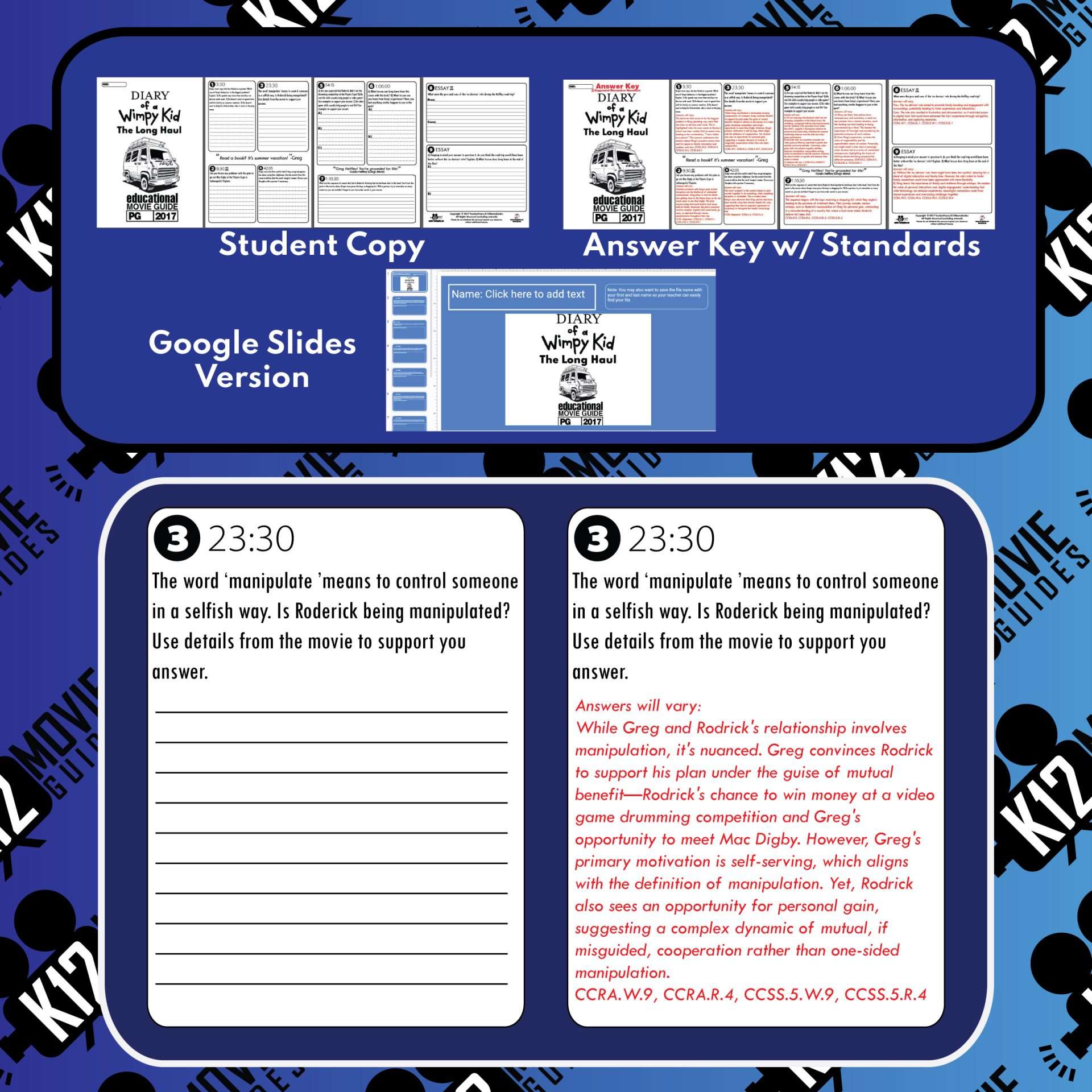 Diary of a Wimpy Kid - The Long Haul Movie Viewing Guide (PG - 2017) Sample