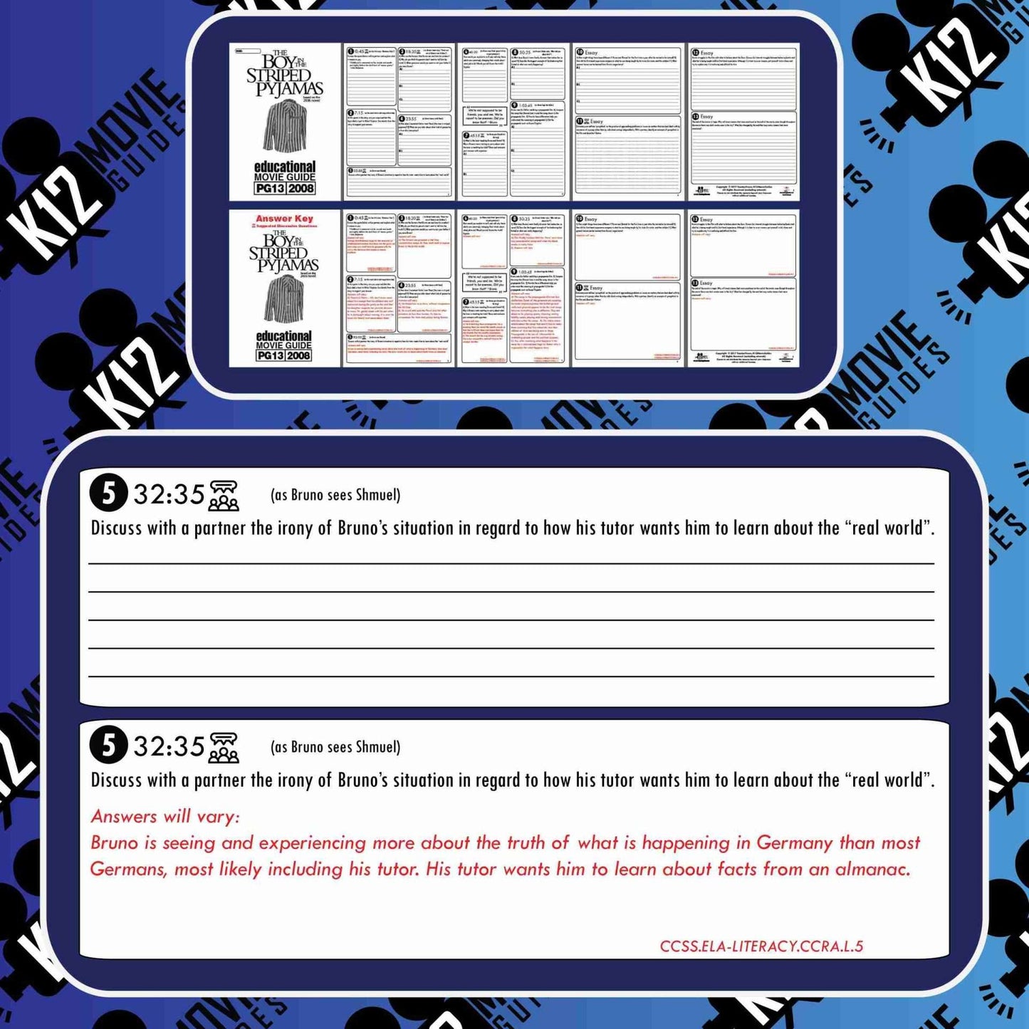 The Boy in the Striped Pajamas Movie Guide (PG13 - 2008) Free Sample