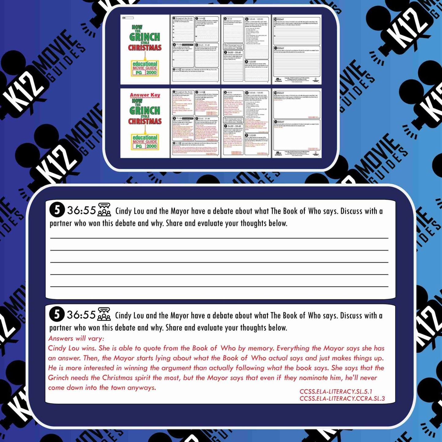 How the Grinch Stole Christmas Movie Guide | Questions | Google (PG - 2000) Sample