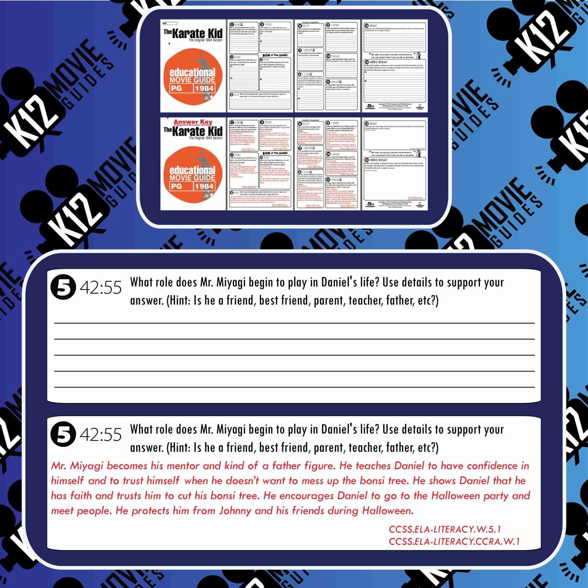 The Karate Kid Movie Guide | Questions | Worksheet (PG - 1984) Free Sample