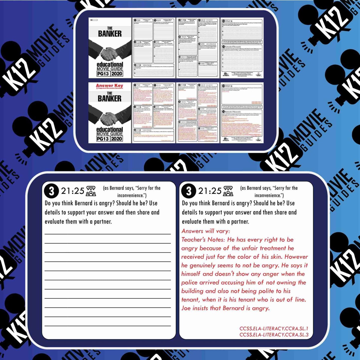 The Banker Movie Guide | Questions | Worksheet (PG13 - 2020) Free Sample