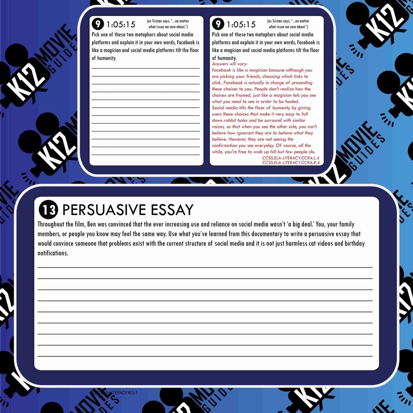 The Social Dilemma Documentary Movie Guide | Questions | Worksheet (PG13 - 2020) Free Sample